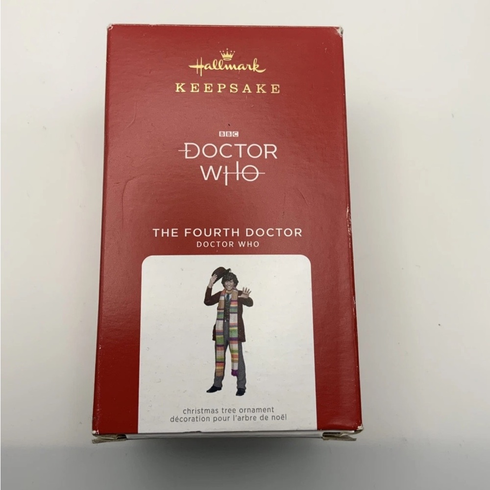 2021 Hallmark Keepsake Doctor Who The Fourth Doctor Ornament NIB